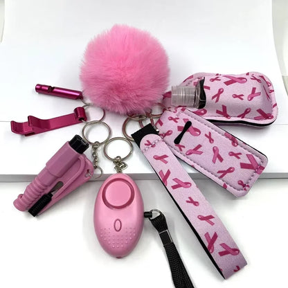 Self Defense Keychain Set Knuckles Kit Self-Defense Wholesale Bulk Custom Accessories Defensive for Women Kid Girl