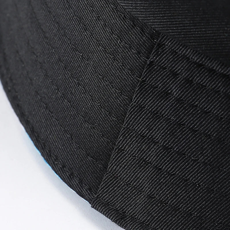 Custom Logo Pattern Unisex Cotton Bucket Hats Women Summer Sunscreen Panama Men Sunbonnet Fedoras Outdoor Fisherman Hat