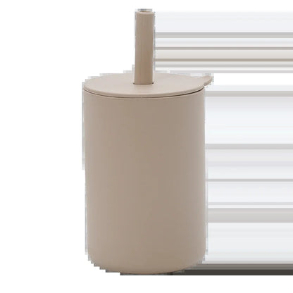 Custom Hight Super Soft Training Nontoxic Drinking Straw Cleaners Organic Detachable Sensory Sippy Silicone Tumbler Silicone Cup