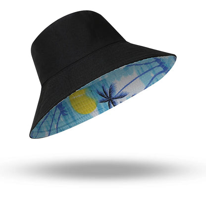 Custom Logo Pattern Unisex Cotton Bucket Hats Women Summer Sunscreen Panama Men Sunbonnet Fedoras Outdoor Fisherman Hat