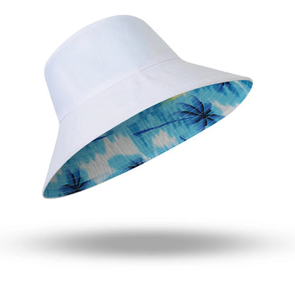 Custom Logo Pattern Unisex Cotton Bucket Hats Women Summer Sunscreen Panama Men Sunbonnet Fedoras Outdoor Fisherman Hat
