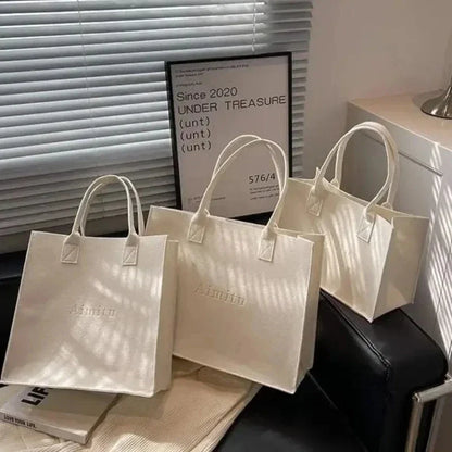 100Pcs/Lot Custom Felt Gift Wrap Bags for Shopping, Reusable and High-Quality Packaging Bag, Custom Printed Logo and Color