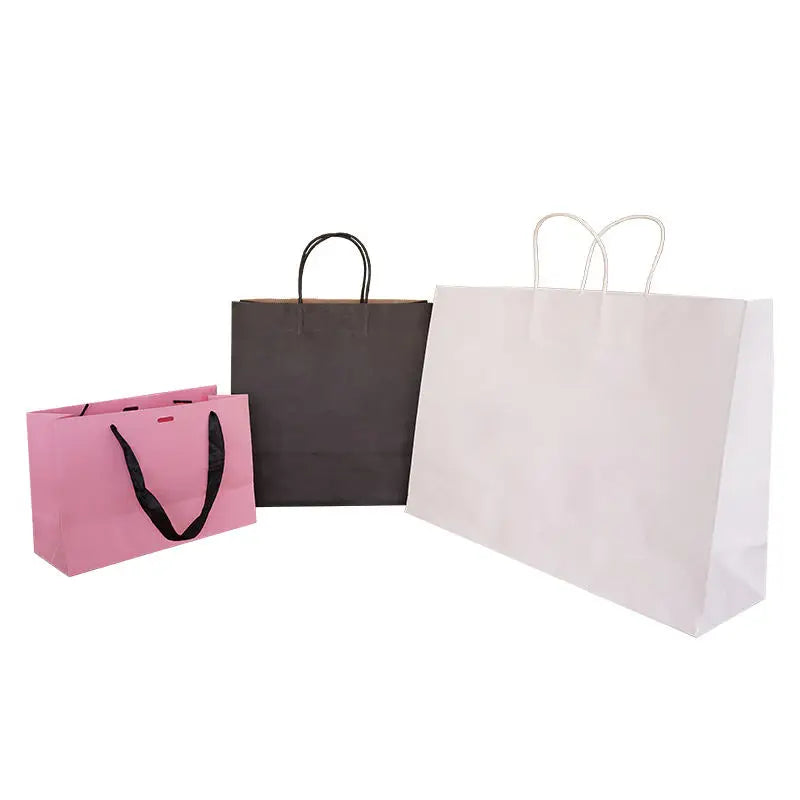 Custom Printed LOGO Paper Bag Luxury Wholesale Gift Shopping Bags with Handles for Small Business