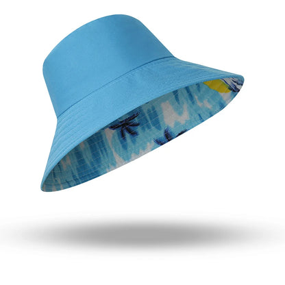 Custom Logo Pattern Unisex Cotton Bucket Hats Women Summer Sunscreen Panama Men Sunbonnet Fedoras Outdoor Fisherman Hat