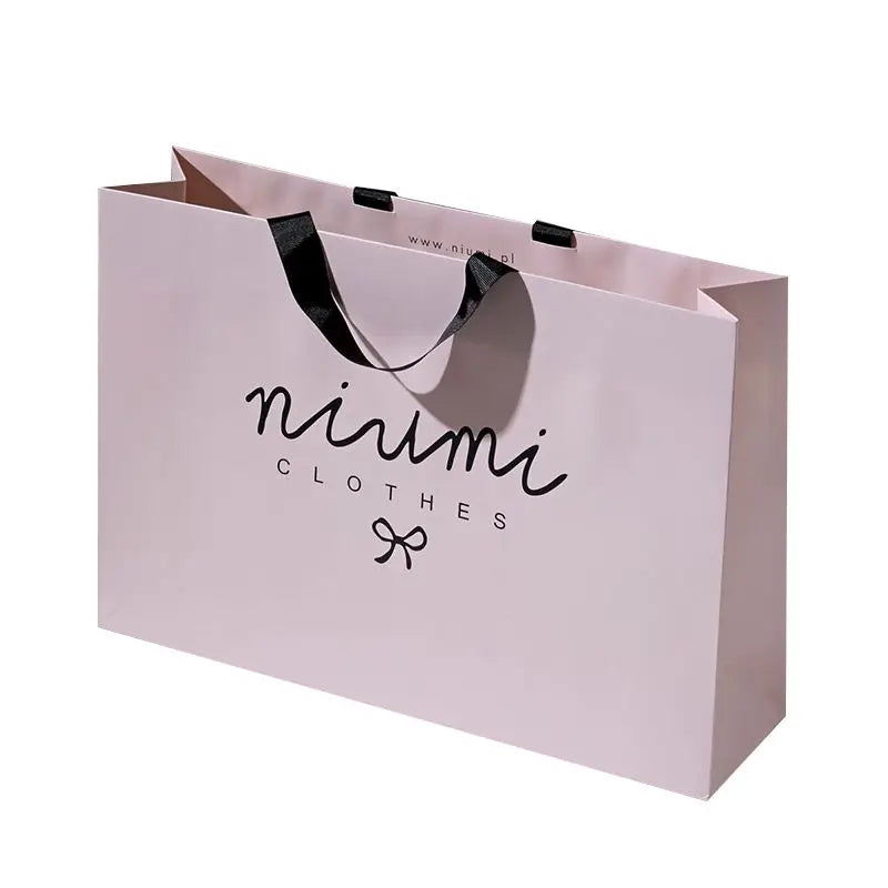 Custom Printed LOGO Paper Bag Luxury Wholesale Gift Shopping Bags with Handles for Small Business