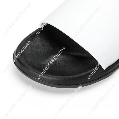 Dly Custom Slippers Man Woman Indoor Slipper Bathroom Sandals Water Shoes Black