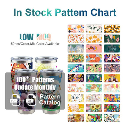 50Pack Custom Logo 10Oz Tumbler Stainless Steel Double Wall Insulated Printed Tumbler with Lids