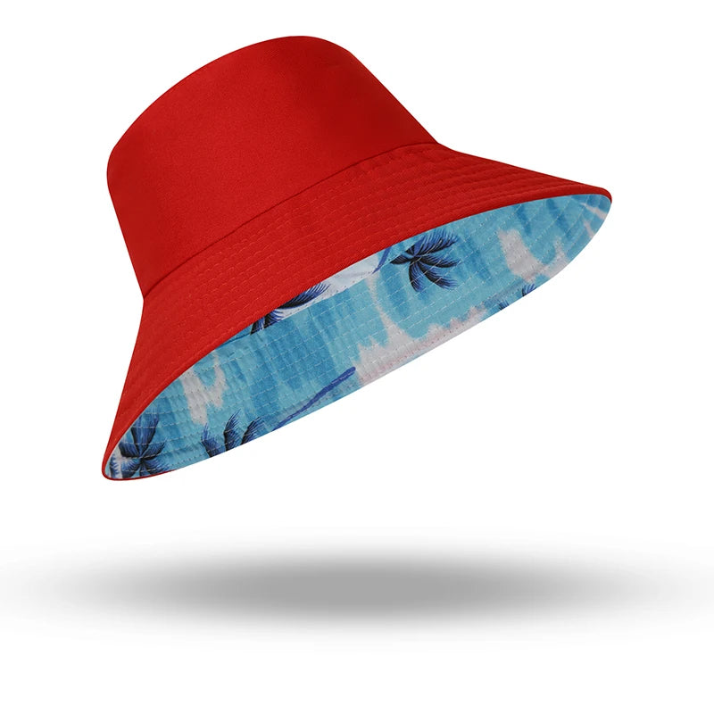 Custom Logo Pattern Unisex Cotton Bucket Hats Women Summer Sunscreen Panama Men Sunbonnet Fedoras Outdoor Fisherman Hat